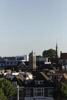 vue plus de Alkmaar, fromage ville dans le Pays-Bas photo