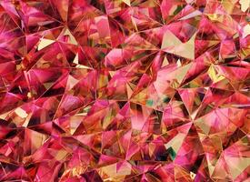 luxe abstrait réaliste rouge cristal texture réflexion proche en haut Contexte 3d le rendu photo