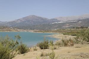 Lac Las mairelas, périana, Espagne photo