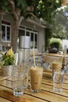 frappe, grec la glace café photo