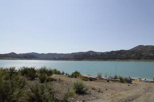 Lac Las mairelas, périana, Espagne photo