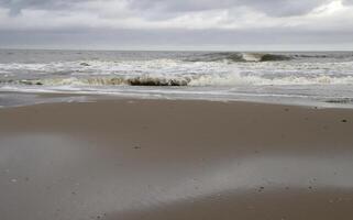 plage dans le Pays-Bas, l'automne photo