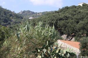 vue plus de le montagnes, corfou, Grèce, la nature photo