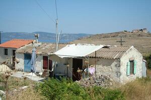 grec village sur les lesbiennes, Grèce photo