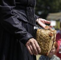 équitable, manifestation de vieux douane dans le pêche village de Westerland photo