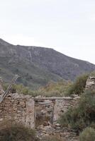 ruines de un vieux loger, almanzora vallée, Espagne photo