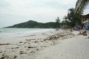 tropical plage, paradis, koh phangan île, Thaïlande photo