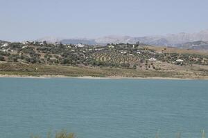 Lac Las mairelas, périana, Espagne photo