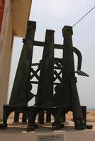 monument porte de non retour, souvenir de tout le des esclaves déporté à le amériques de ouidah, Bénin photo