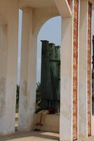 monument porte de non retour, souvenir de tout le des esclaves déporté à le amériques de ouidah, Bénin photo