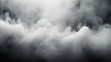 enchanteur abstrait blanc brume enfumé brouillard dans fascinant blanc brouillard Contexte photo