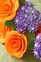 sucre fleurs pour mariage gâteau décoration photo