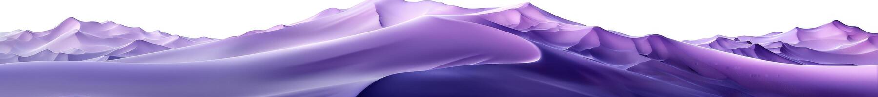 minimaliste violet Montagne passer dans tranquille réglage photo