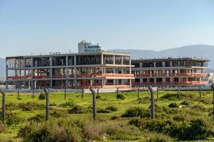 construction de une Résidentiel complexe dans hiver dans Chypre 2 photo