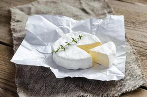 Camembert fromage roue photo