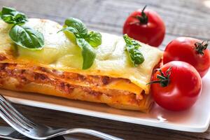 portion de classique Lasagne photo