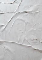 papier blanc collé sur le mur, papier vierge pour maquette d'affiche photo