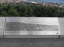 aérien vue de Dundee de loi colline photo