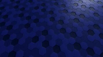 une bleu Contexte avec hexagonal formes photo