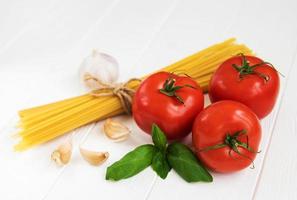 ingrédients de la cuisine italienne photo
