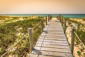 plage de faro, Algarve, le Portugal photo