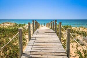 plage de faro, Algarve, le Portugal photo