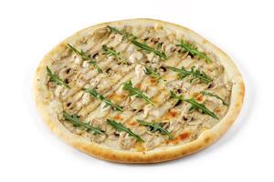 Pizza avec champignons isoler, Pizza truffe Julienne 1 photo