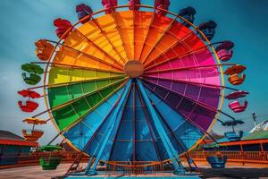 ferris roue haute dans le ciel professionnel la photographie photo