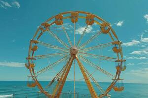 ferris roue haute dans le ciel professionnel la photographie photo