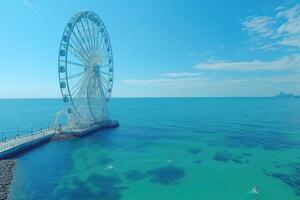 ferris roue haute dans le ciel professionnel la photographie photo