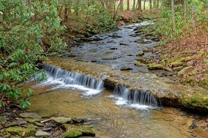 ruisseau avec une petit cascade photo