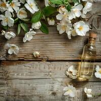 essentiel pétrole de jasmin fleur photo