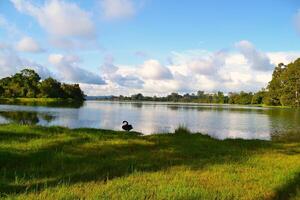 scénique vue de Lac contre ciel dans pyin oh lwin, Birmanie. photo