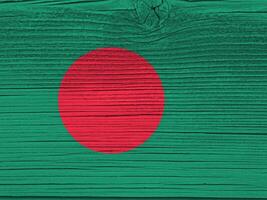 bangladeshi drapeau avec texture photo