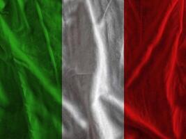 Italie drapeau avec texture photo