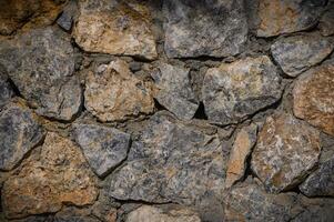 pierre mur texture. décoratif inégal fissuré réel pierre mur surface.2 photo