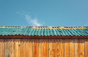 proche en haut de toit contre ciel Contexte photo