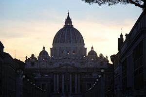 Vatican ville et Saint de Peter Basilique et carré photo