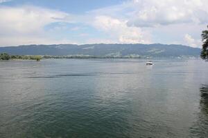 navire sur Lac constance photo