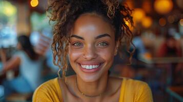 Trois gens souriant et posant pour une image photo