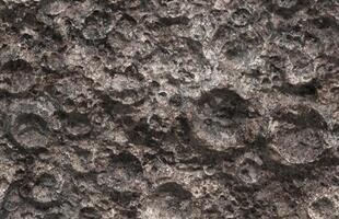 haute résolution image, texture de astéroïde pierre cratères photo