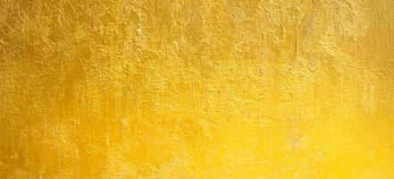 ancien texturé plâtre des murs dans or teinte photo