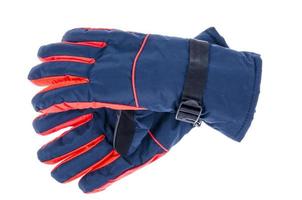 gants imperméables pour les sports d'hiver. studio photo