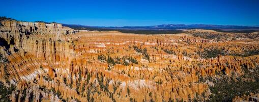panorama coup de le majestueux la nature de Bryce canyon dans Utah photo