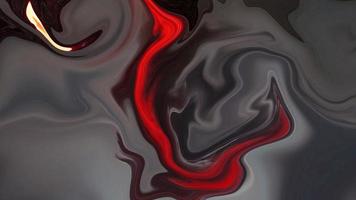 texture spirale de luxe abstrait tourbillon coloré et motif acrylique liquide de peinture sur fond noir. photo