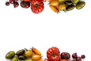 fond de nourriture, fond de fruits et légumes avec espace de copie pour le texte, ingrédients alimentaires frais pour la cuisine, vue de dessus avec espace de copie, bannière publicitaire alimentaire photo