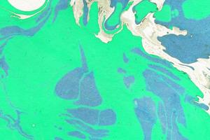 abstrait encre background.winter textures de papier d'encre de marbre vert et bleu sur fond aquarelle blanc.wallpaper pour le web et la conception de jeux. photo