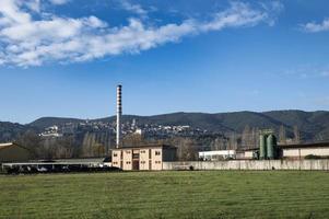 paysage d'une usine abandonnée photo