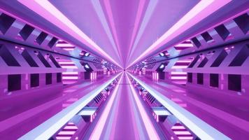 Illustration 3d du tunnel spatial 4k uhd photo