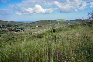 paysage avec vue sur la route photo